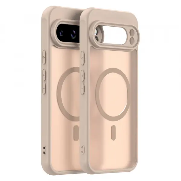 Husa MagSafe pentru Google Pixel 10 Pro XL, Techsuit, HaloFrost II, Aurie