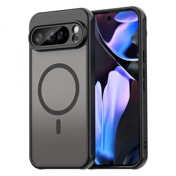 Husa MagSafe pentru Google Pixel 10 Pro XL, Techsuit, HaloFrost II, Neagra