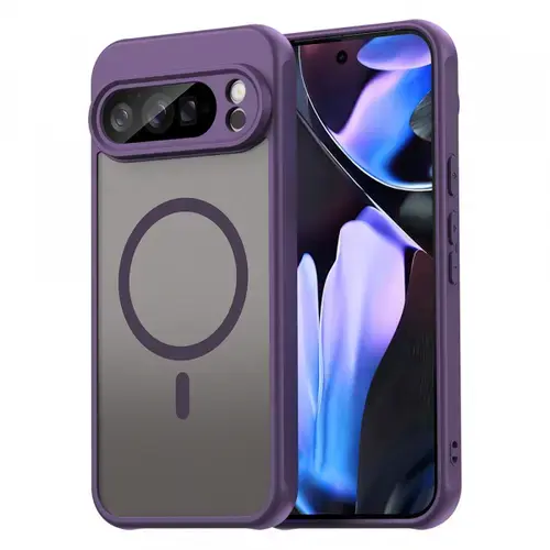 Husa MagSafe pentru Google Pixel 10 Pro XL, Techsuit, HaloFrost II (Mov)
