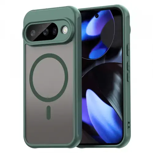 Husa MagSafe pentru Google Pixel 10, Techsuit, HaloFrost II (Verde)