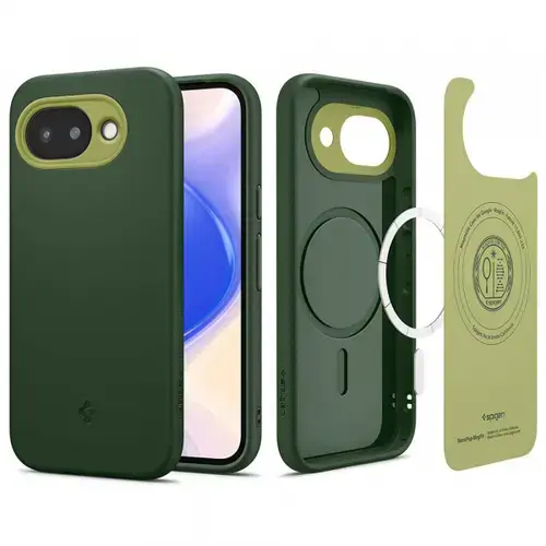 Husa MagSafe pentru Google Pixel 10a, Spigen, Caseology Nano Pop, Verde