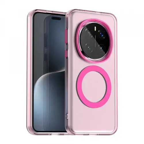 Husa MagSafe pentru Honor Magic7 Pro, Techsuit, CandyCase, Roz