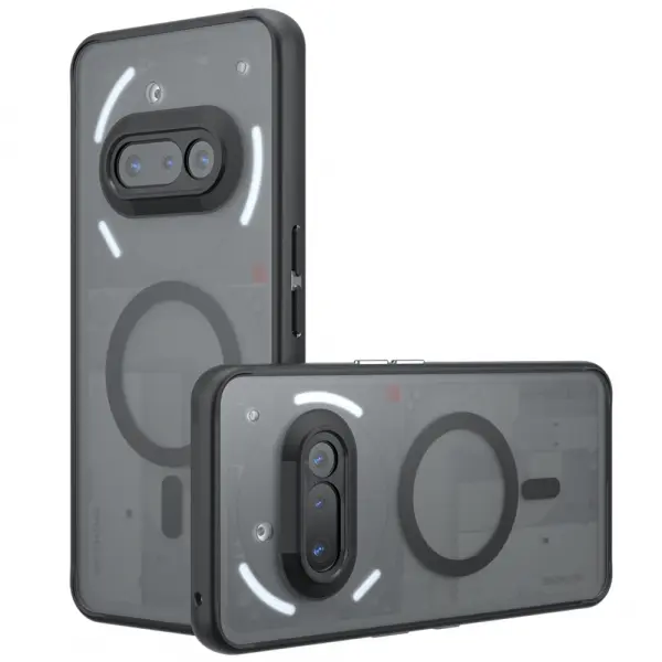 Husa MagSafe pentru Nothing Phone (3a), Techsuit, PureFrost, Neagra