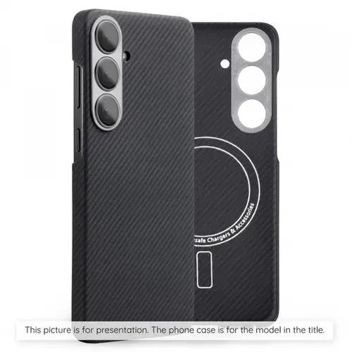 Husa MagSafe pentru OnePlus 15, Techsuit, Aramid Fiber, Neagra