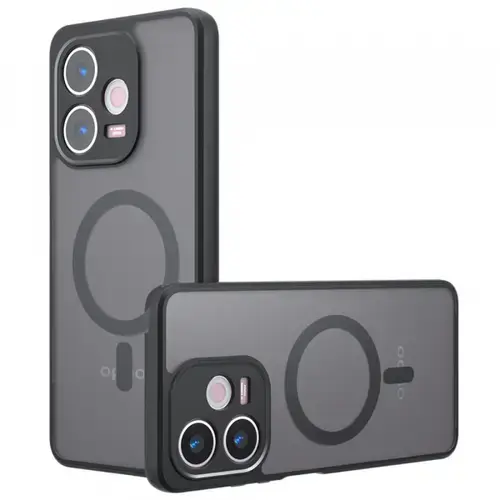 Husa MagSafe pentru Oppo A5 Pro 4G / A5 Pro, Techsuit, PureFrost, Neagra