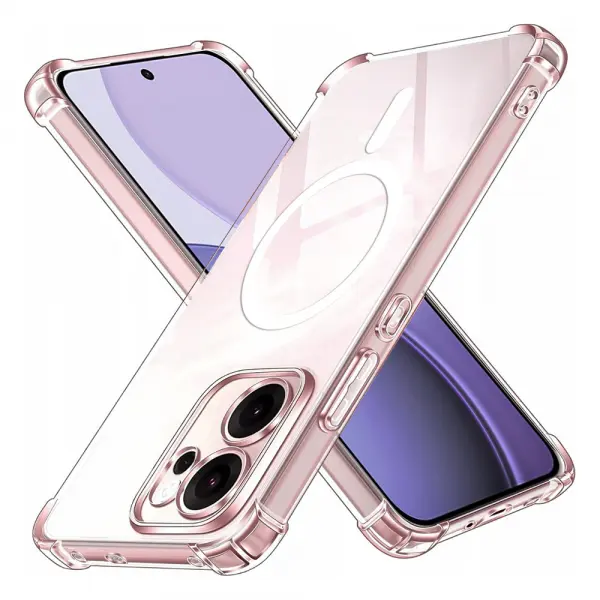 Husa MagSafe pentru Oppo Reno14 FS 5G / Reno14 F, Techsuit, Shockproof, Transparenta