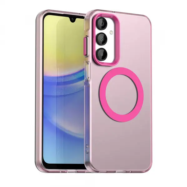 Husa MagSafe pentru Samsung Galaxy A16 5G A166 / A16 4G A165, Techsuit, CandyCase, Roz