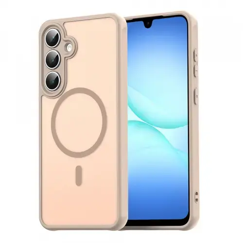 Husa MagSafe pentru Samsung Galaxy A17 5G, Techsuit, HaloFrost II, Aurie