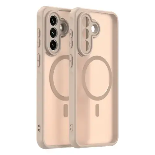 Husa MagSafe pentru Samsung Galaxy A37 5G, Techsuit, HaloFrost II (Auriu)