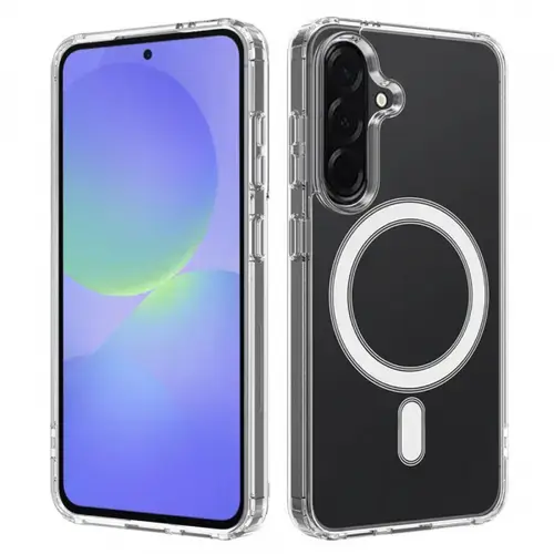 Husa MagSafe pentru Samsung Galaxy A56 A566 / A36 A366, Techsuit, Pro, Transparenta