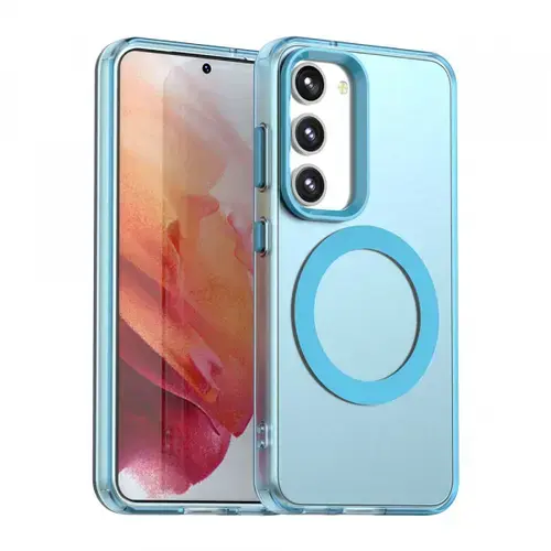 Husa MagSafe pentru Samsung Galaxy S23+ S916 Techsuit CandyCase (Albastru/Transparent)