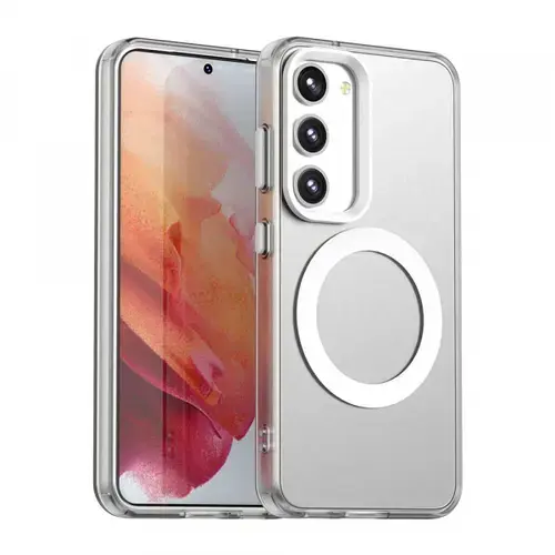 Husa MagSafe pentru Samsung Galaxy S23+ S916 Techsuit CandyCase (Alb/Transparent)