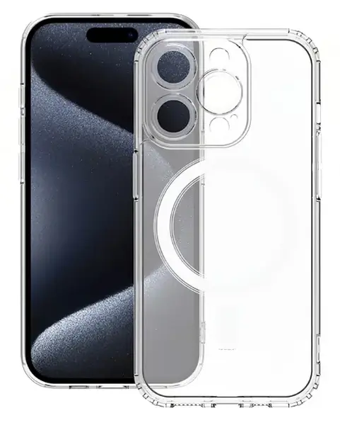 Husa MagSafe pentru Samsung Galaxy S24+ S926, Vmax, Transparenta