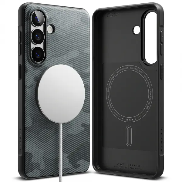Husa MagSafe pentru Samsung Galaxy S26 Plus S947, Ringke, Onyx, Camuflaj