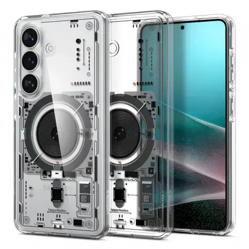 Husa MagSafe pentru Samsung Galaxy S26 Plus S947, Spigen, Ultra Hybrid Neo One, Transparenta