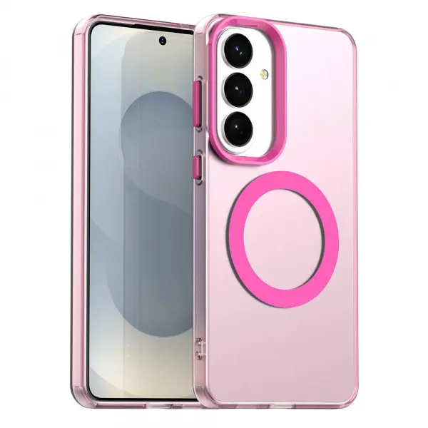 Husa MagSafe pentru Samsung Galaxy S26 Plus S947, Techsuit, CandyCase, Roz