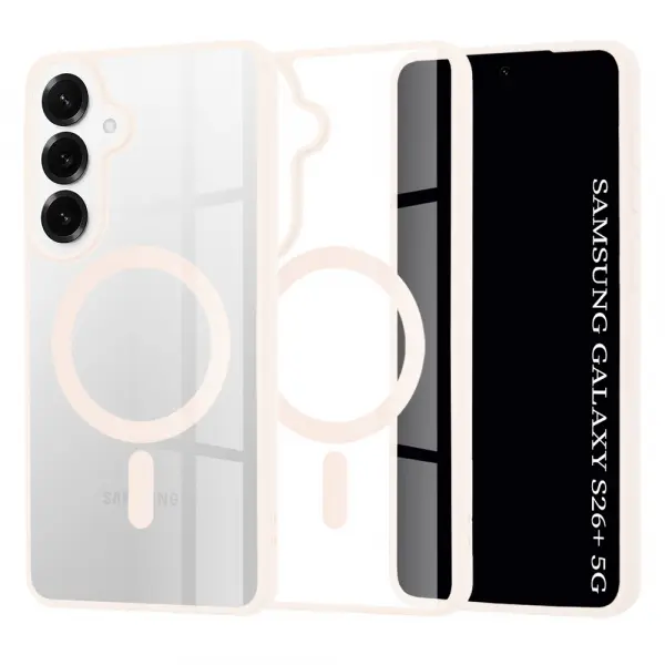 Husa MagSafe pentru Samsung Galaxy S26 Plus S947, Techsuit, Pro, Roz