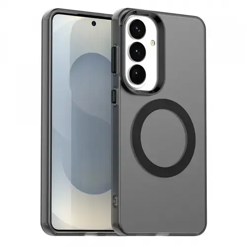 Husa MagSafe pentru Samsung Galaxy S26, Techsuit, CandyCase, Neagra