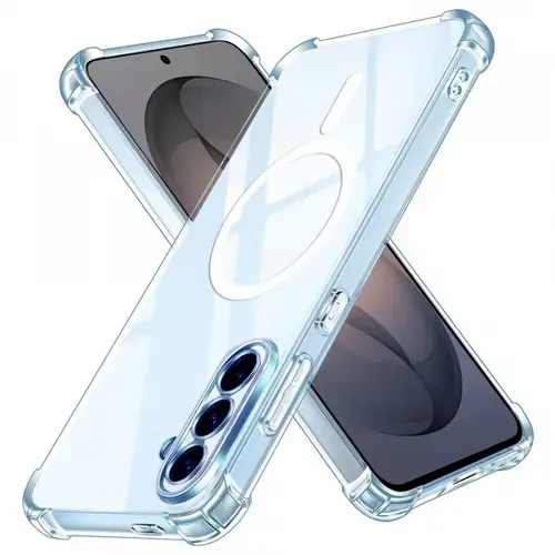 Husa MagSafe pentru Samsung Galaxy S26, Techsuit, Shockproof, Transparenta