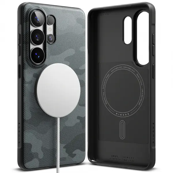 Husa MagSafe pentru Samsung Galaxy S26 Ultra S948, Ringke, Onyx, Camuflaj