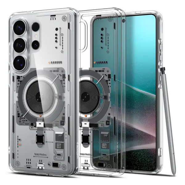 Husa MagSafe pentru Samsung Galaxy S26 Ultra S948, Spigen, Ultra Hybrid Neo One, Transparenta ACS11206