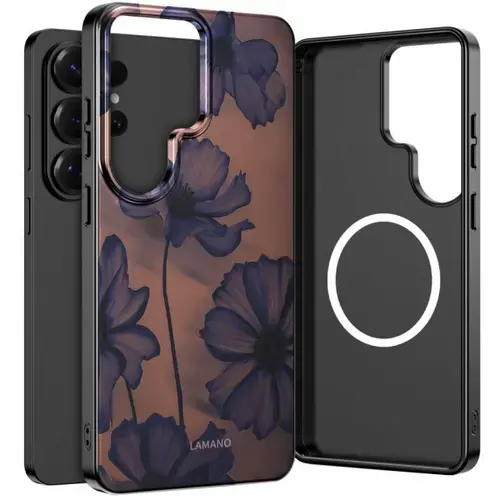 Husa MagSafe pentru Samsung Galaxy S26 Ultra S948, Tech-Protect, Lamano Velvet Night, Neagra