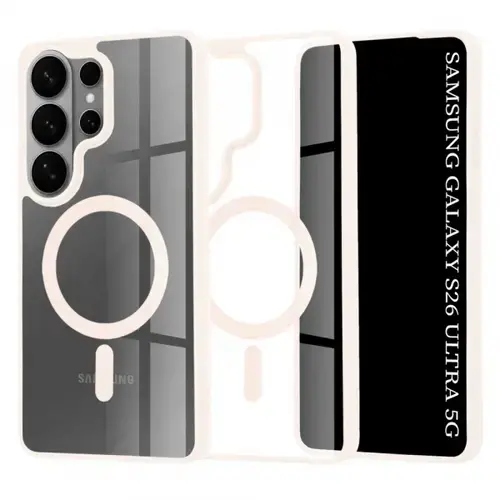 Husa MagSafe pentru Samsung Galaxy S26 Ultra, Techsuit, Pro, Roz