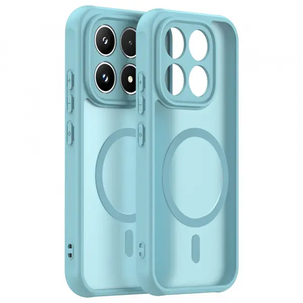 Husa MagSafe pentru Xiaomi 17, Techsuit, HaloFrost II, Verde Deschis