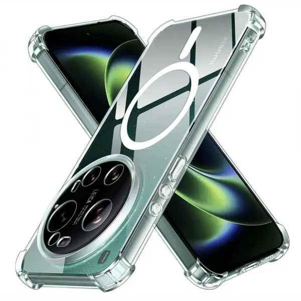 Husa MagSafe pentru Xiaomi 17 Ultra, Techsuit, Shockproof, Transparenta