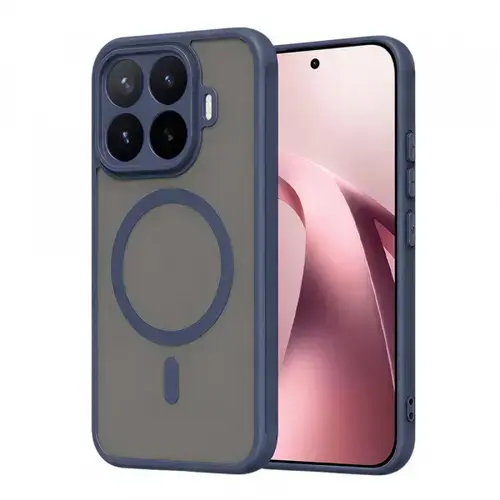 Husa MagSafe pentru Xiaomi 17T, Techsuit, HaloFrost II, Albastru