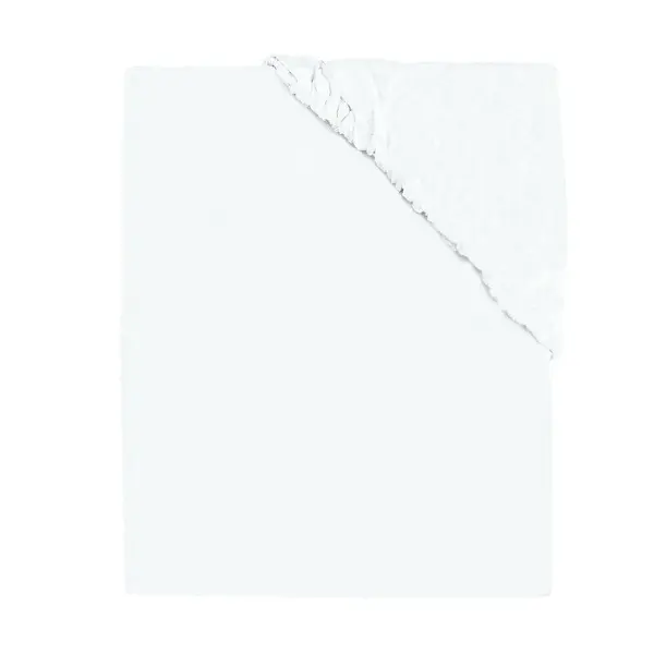 Husa, MimiNu, Universala, Pentru saltea de infasat, Cu elastic, Din Jersey, Material certificat Oeko Tex Standard 100, White