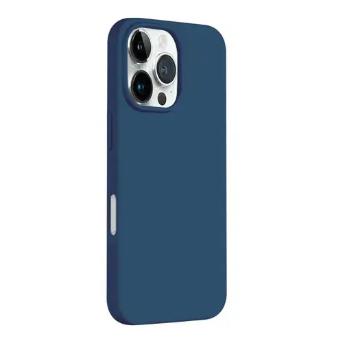 Husa Multiple Color Wheat MagSafe Lemontti pentru iPhone 16 Pro, Albastru