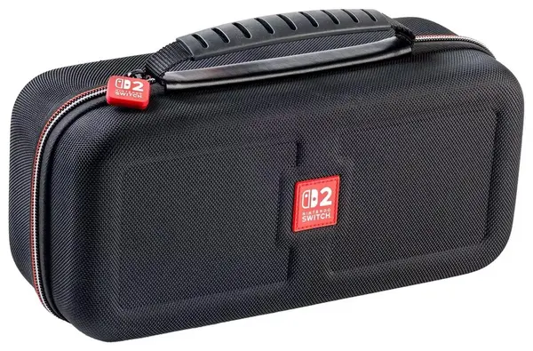 Husă Nacon - Hard Shell Case Medium Size, neagră (Nintendo Switch 2/Switch/OLED)