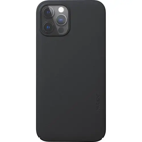 Husa Nudient Thin iPhone 12 / 12 Pro, Negru