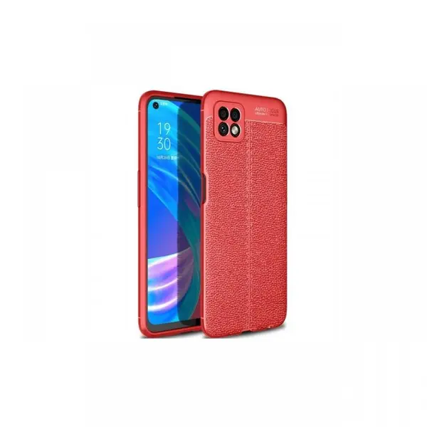 Husa Oppo A72 5G Lemontti Litchi Red