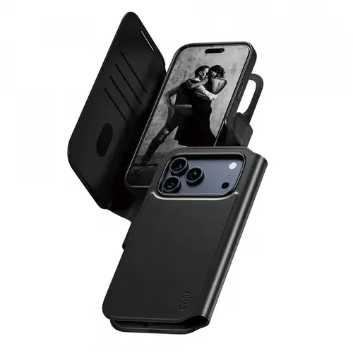 Husa PanzerGlass Care Feature Tango Two-in-One MagSafe pentru Apple iPhone 17 Pro Max, Neagra