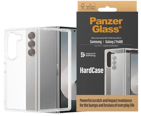 Husă PanzerGlass - HardCase, Galaxy Z Fold 6, transparent