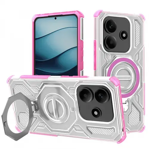 Husa pentru 5G, Techsuit, Carbon Shield Pro, Roz