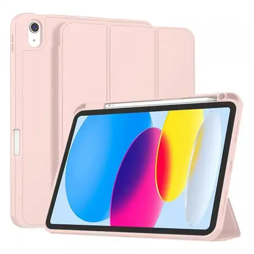 Husa pentru Apple iPad (2025) / (2022) Techsuit Flex Trifold (Roz)