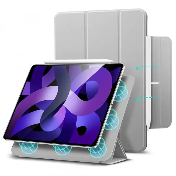 Husa pentru Apple iPad Air 11 (2024) / Air (2022) / Air (2020) / Pro 11 (2018), ESR, Rebound, Gri