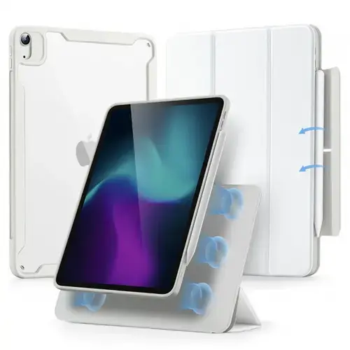Husa pentru Apple iPad Air 11 (2025) / Air 11 (2024) / Air (2022) / Air (2020), ESR, Rebound Hybrid, Alba