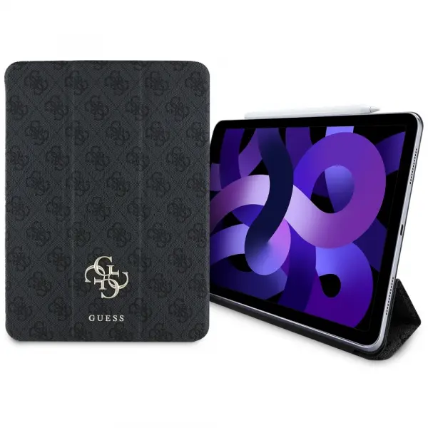 Husa pentru Apple iPad Air 11 (2026) / iPad Air 11 (2025) / Air 11 (2024), Guess, 4G Big Logo, Neagra