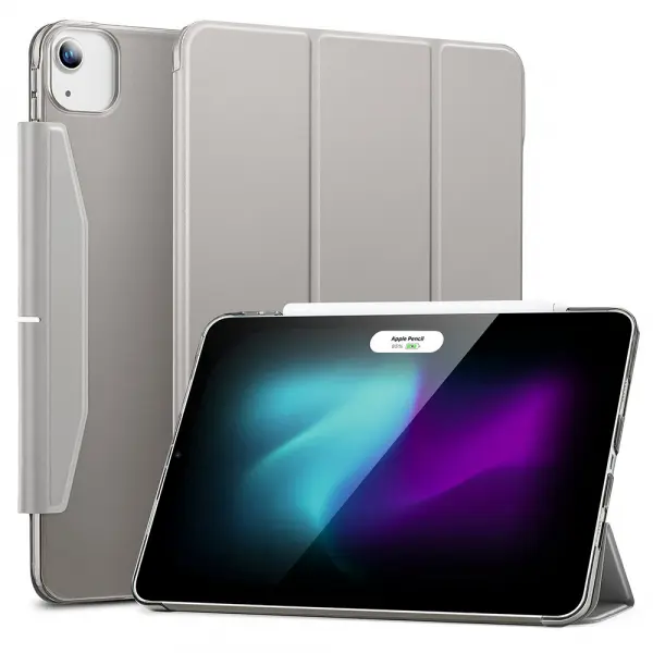 Husa pentru Apple iPad Air 13 (2026) / Air 13 (2025) / Air 13 (2024), ESR, Ascend Trifold, Gri Satinata