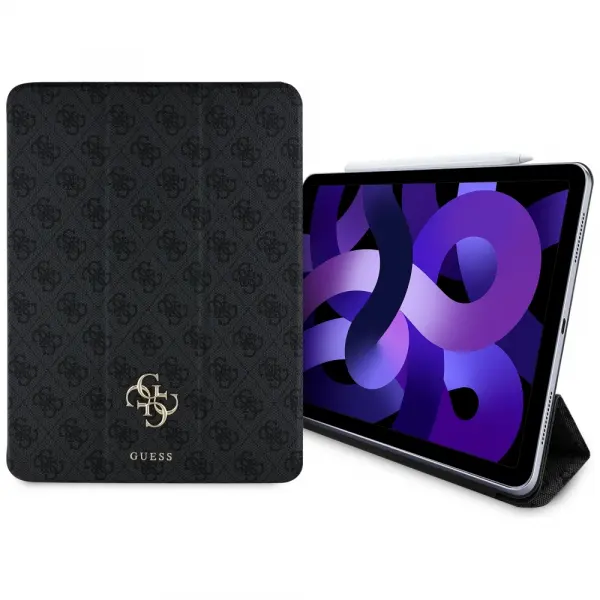 Husa pentru Apple iPad Air 13 (2026) / Air 13 (2025) / Air 13 (2024), Guess, 4G Big Logo, Neagra