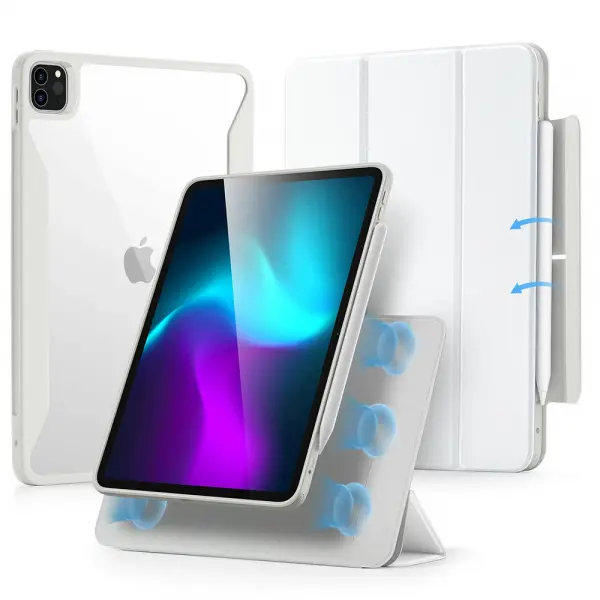 Husa pentru Apple iPad Pro 11 (2024), ESR, Rebound Hybrid, Alba