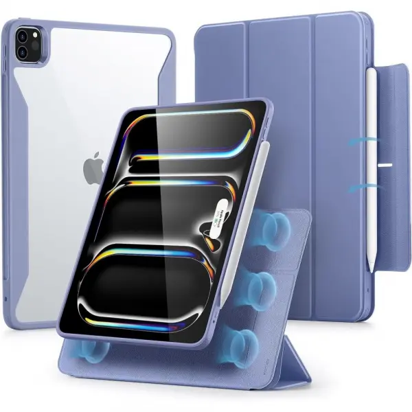 Husa pentru Apple iPad Pro 13 (2024), ESR, Rebound Hybrid, Mov