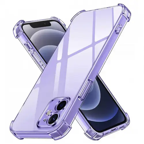 Husa pentru Apple iPhone 12 mini, Techsuit, Shockproof Clear, Transparenta