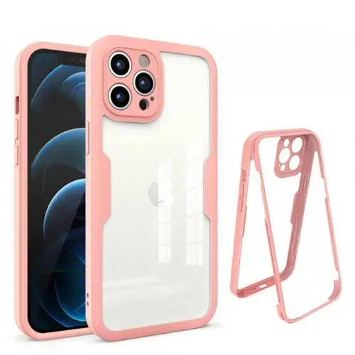 Husa pentru Apple iPhone 12 Pro Max, Techsuit, ColorVerse 360, Roz