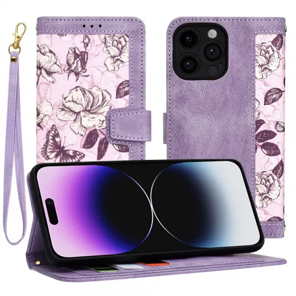 Husa pentru Apple iPhone 14 Pro Max, Techsuit, FlipCraft, Mov
