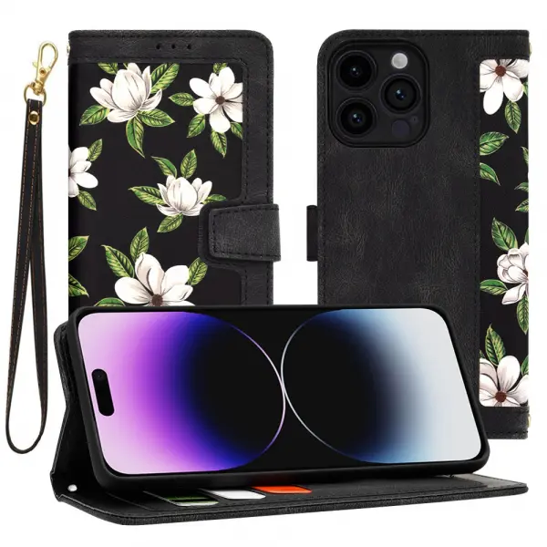 Husa pentru Apple iPhone 14 Pro Max, Techsuit, FlipCraft, Neagra